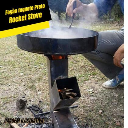 Imagem de Rocket Stove, Fogão Foguete, Fogão A Lenha Portátil, Laze