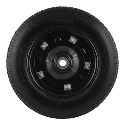 Imagem de Roda Completa com Pneu Maciço Furo de 3/4" - Vonder 61.10.100.340