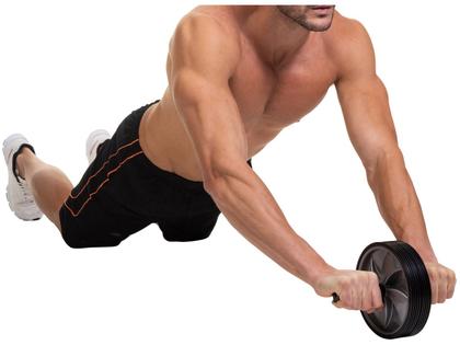 Imagem de Roda de Exercícios Abdominais Vollo Dupla VP1057
