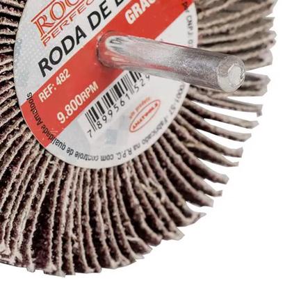 Imagem de Roda de Lixa com Haste 40 x 20mm Grão 120 - Rocast 482,0006