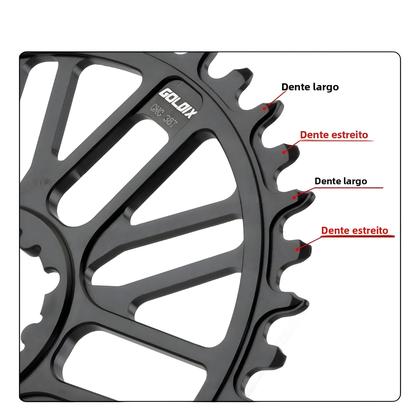 Imagem de Roda Dentada Ultraleve para Bicicleta - Estreita, Larga e com Deslocamento de 0mm