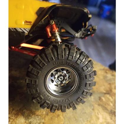 Imagem de Roda INJORA 1.0 Beadlock de Aço Estampado para 1/18 TRX4M e Axial