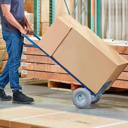 Imagem de Roda Maciça Cinza Clara Com Rolamento Rolete 250-4 Eixo 3/4" - Kit 2 Unidades