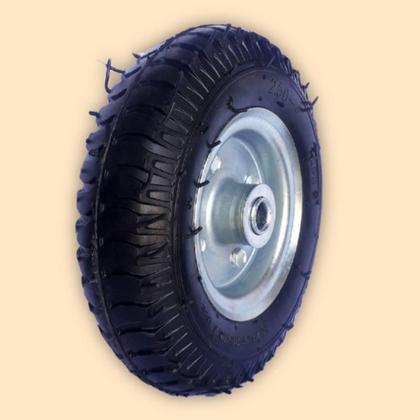 Imagem de Roda Pneu 250-4 Carrinho De Carga 4 Lonas 5/8 Rol.esfera