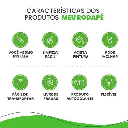 Imagem de Roda Teto de EVA Autocolante RT340 5cm Branco