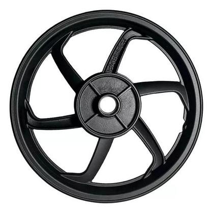 Imagem de Roda Traseira Biz 100 Biz 125 Todas 6 Palitos Preto