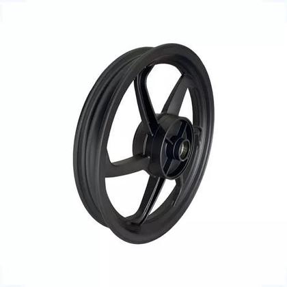 Imagem de Roda Traseira Biz 100 Biz 125 Todas 6 Palitos Preto