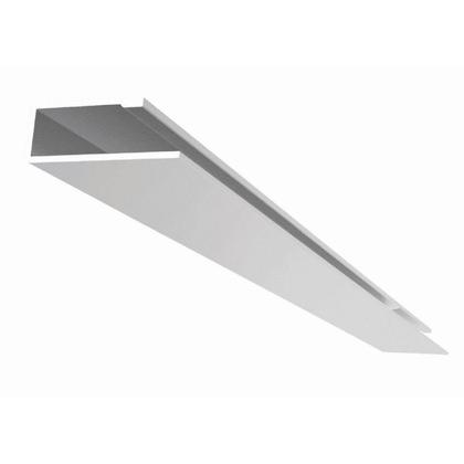 Imagem de Rodaforro Perfil U Permatti para Acabamento Lateral 1,2MMX2,5CMX3,00m (Barra) Branco Branco