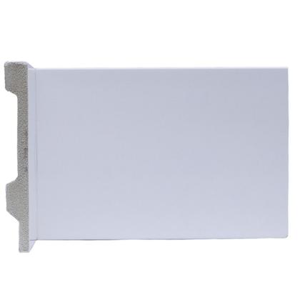 Imagem de Rodapé de Poliestireno 12CMX15MM Liso 2,25METRO Linear Branco Graddus 2,25 m - Branco