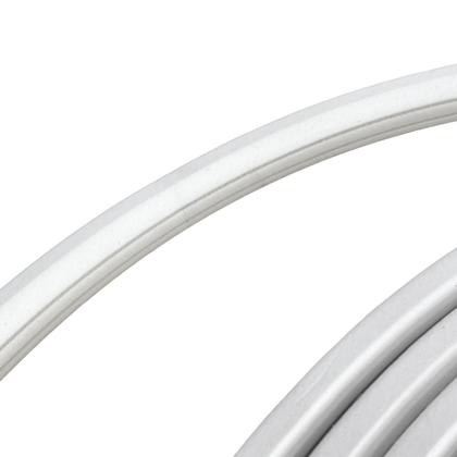 Imagem de Rodapé Eva Autocolante Flexível New Cordão 2,5cmx1,5cm 10 Metros