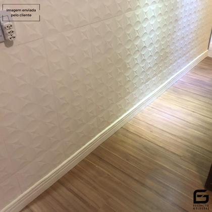 Imagem de Rodapé Eva Flexível Autocolante Ilhabela 10cmx1cm 20 Metros