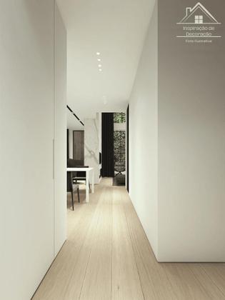 Imagem de Rodapé Invertido Slim em Aluminio com Aba para LED 25mm x 13mm - Homeney