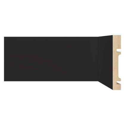 Imagem de Rodapé MDF Liso 10CMX2,40m 1001 Moldufama Kit 72m