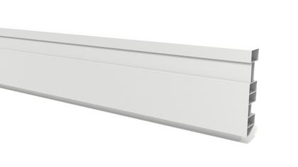 Imagem de Rodape Pvc Branco 240x10cm Permatti Caixa C/ 10 Pçs