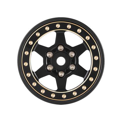 Imagem de Rodas de roda INJORA 1.0 Plus Brass Beadlock para 1/24 1/18 RC Crawler