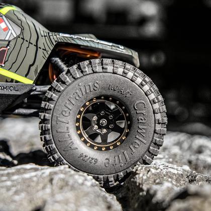 Imagem de Rodas de roda INJORA 1.0 Plus Brass Beadlock para 1/24 1/18 RC Crawler