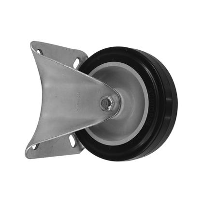 Imagem de Rodinha 10cm Plástico BP 4 Polegadas com Placa Fixa