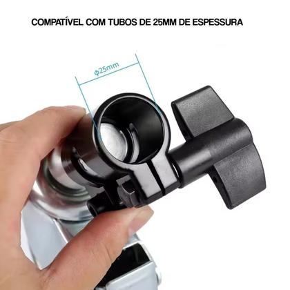 Imagem de Rodinhas Para Tripé Iluminação Inox C-stand Greika 25mm