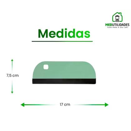 Imagem de Rodinho Minimalista Verde Rodinho Para Pia Limpa Vidro 19 Cm