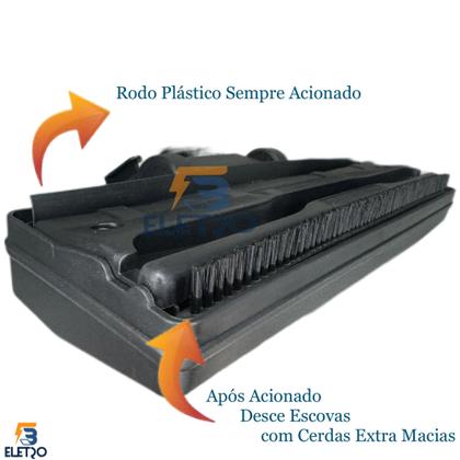 Imagem de Rodinho para Aspirador de Pó Mondial de 27cm Modelos Mondial Next, Zion Black, Turbo Hepa 2000