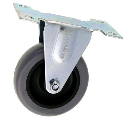 Imagem de Rodízio Polipropileno Placa Fixa 4 Polegadas