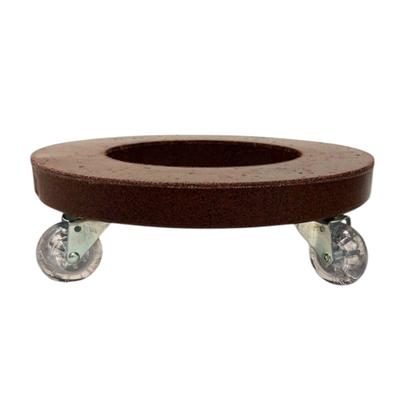 Imagem de Rodizio Suporte De Vaso Redondo Com Rodinha Em Gel 25 Cm