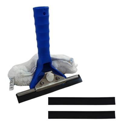 Imagem de Rodo combinado bralimpia 15cm limpa vidros s/cabo + 2 refis