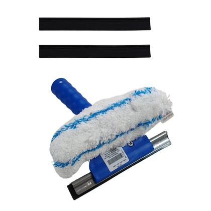 Imagem de Rodo combinado bralimpia 15cm limpa vidros s/cabo + 2 refis