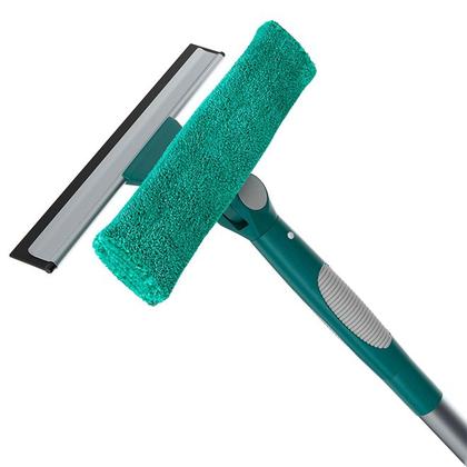 Imagem de Rodo Combinado Limpa Vidros Com Cabo Extensível 180