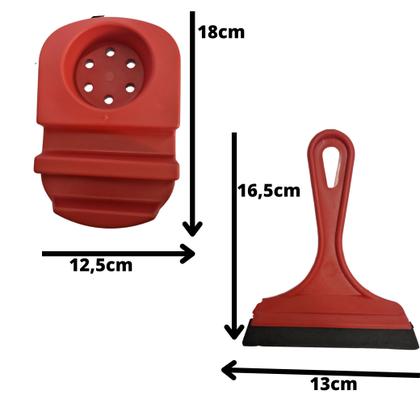 Imagem de Rodo de Pia e Porta Detergente Kit Elegance de Alta qualidade Rodinho Pia