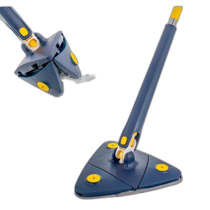 Imagem de Rodo Esfregão Triangular Giratório 2 Refil Azul