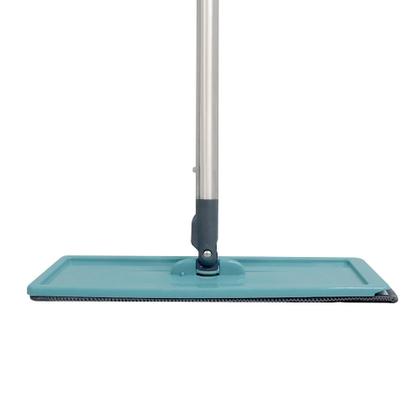 Imagem de Rodo Flat Mop Lava e Seca com Balde 2 Refis 5L Limpeza Prática para Pisos Laminados e Porcelanatos