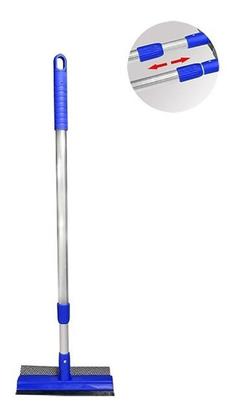 Imagem de Rodo Limpa Vidro Com Esfregão Cabo Extensível Azulejos