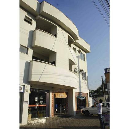 Imagem de Rodo Limpa Vidros Cabo Extensor 9 Mts Com Espanador Eletrostático Bralimpia