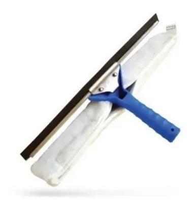 Imagem de Rodo Limpa Vidros Com Cabo Extensor Telescópico 9 Mts Para Janelas Altas