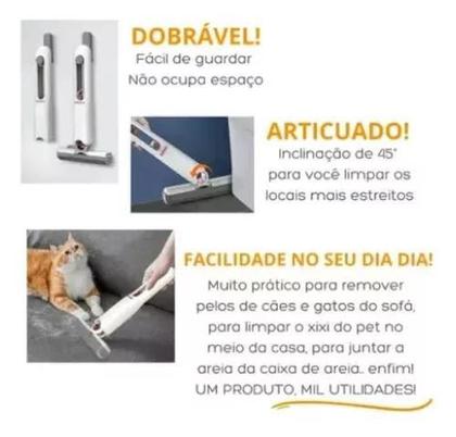 Imagem de Rodo Mini Mop Esfregão Limpeza Dobrável Portátil Multiuso Ajustável Mágico Seca Rodinho Pia Multiuso