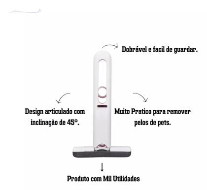 Imagem de Rodo Mini Mop Esfregão Limpeza Dobrável Portátil Multiuso Ajustável Mágico Seca Rodinho Pia Multiuso