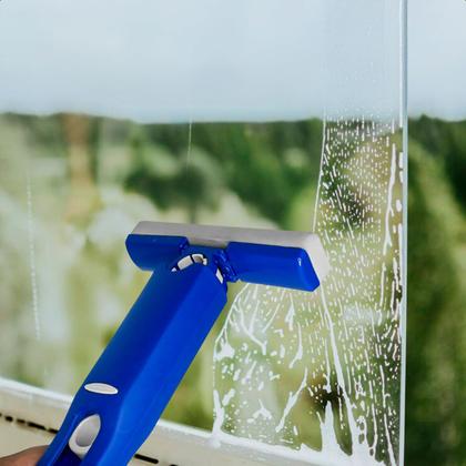 Imagem de Rodo Mini Mop Mágico Dobrável Portátil Limpa Vidros Box Espelho Torce Sozinho Absorve Seca Pia