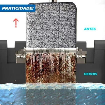 Imagem de Rodo Mop com Balde 360 e Esfregão Ultra Absorvente