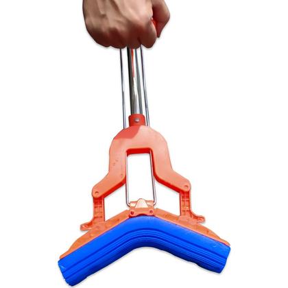 Imagem de Rodo Mop Dobrável com 3 Refis PVA: Limpeza Eficiente e Sem Esforço!