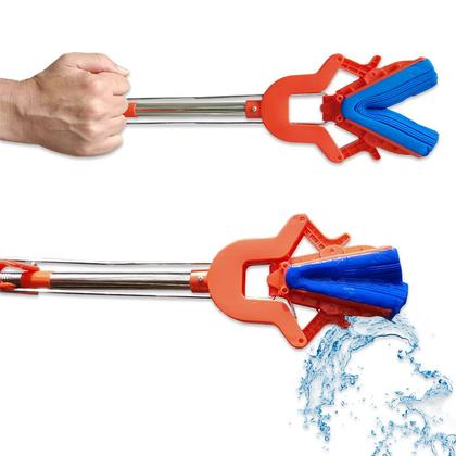 Imagem de Rodo Mop Dobrável com 3 Refis PVA: Limpeza Eficiente e Sem Esforço!