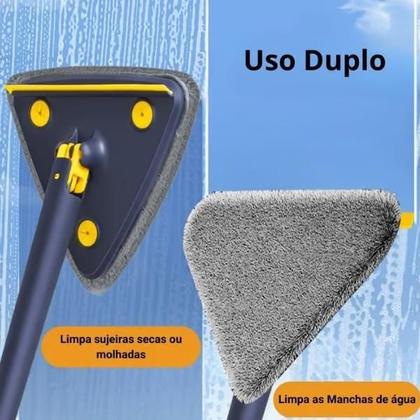 Imagem de Rodo Mop Mágico Triangular Giratório 360