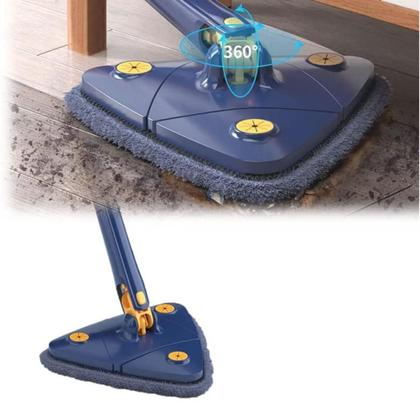 Imagem de Rodo Mop Rodo Pano De Chão Microfibra Cabo Triangulo Limpeza