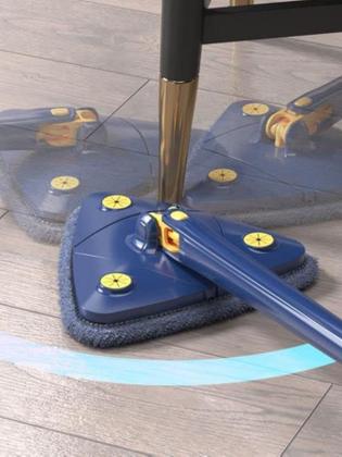 Imagem de Rodo Mop Rodo Pano De Chão Microfibra Cabo Triangulo Limpeza