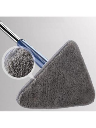 Imagem de Rodo Mop Rodo Pano De Chão Microfibra Cabo Triangulo Limpeza