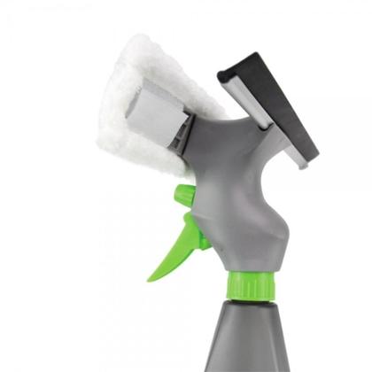 Imagem de Rodo mop spray com reservatorio limpa vidro janela box borrifador 3 em 1 kit completo