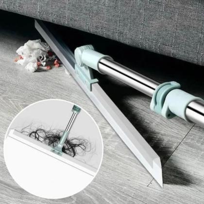 Imagem de Rodo Mop Vassoura de Silicone Mágica Giratório com Cabo Extensor Ideal para Limpeza de Piso, Vidro e Azulejos