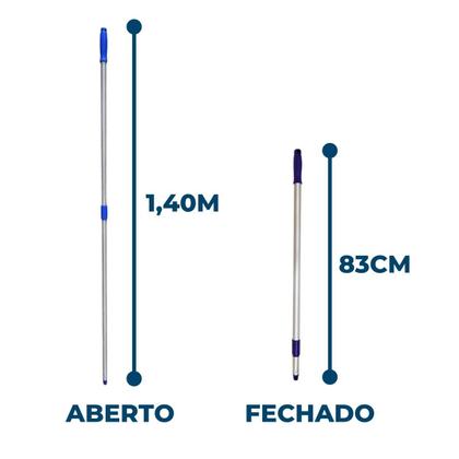 Imagem de Rodo Twister 45cm com Cabo Alumínio Retrátil Bralimpia