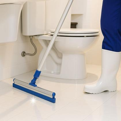 Imagem de Rodo Twister Cabo Retrátil Chega Até 1,40m Junta Articulada - Bralimpia