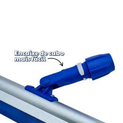 Imagem de Rodo Twister Cabo Retrátil Chega Até 1,40m Junta Articulada - Bralimpia